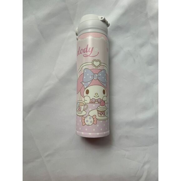 My Melody pink and white pop open stainless steel tumbler - Picture 2 of 8